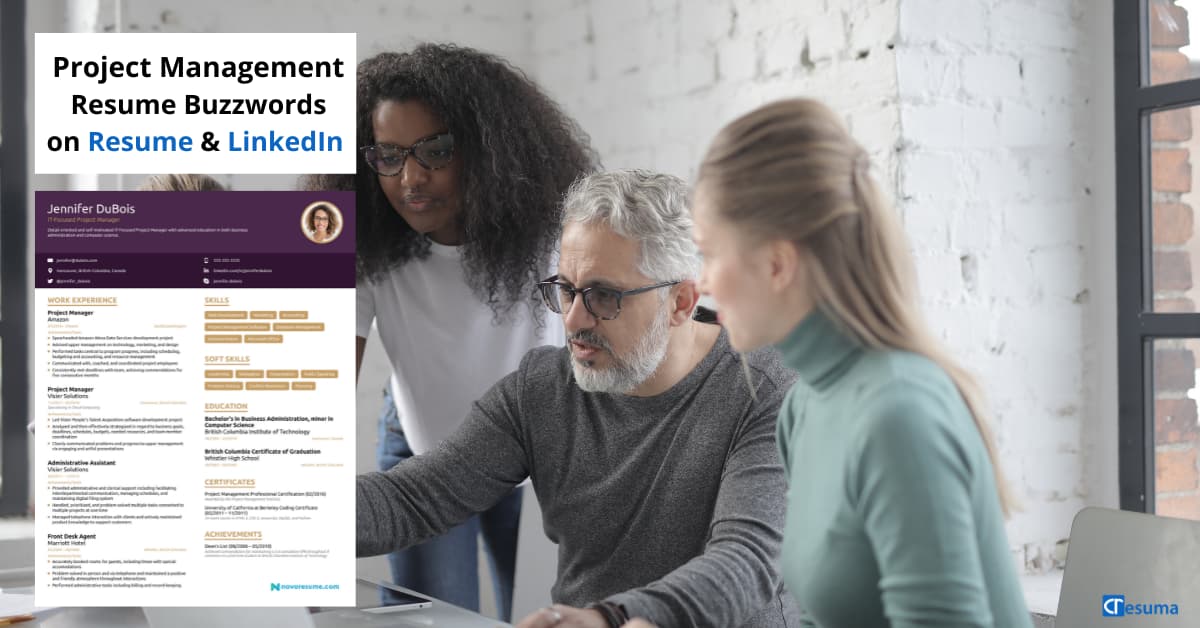 project management resume buzzwords