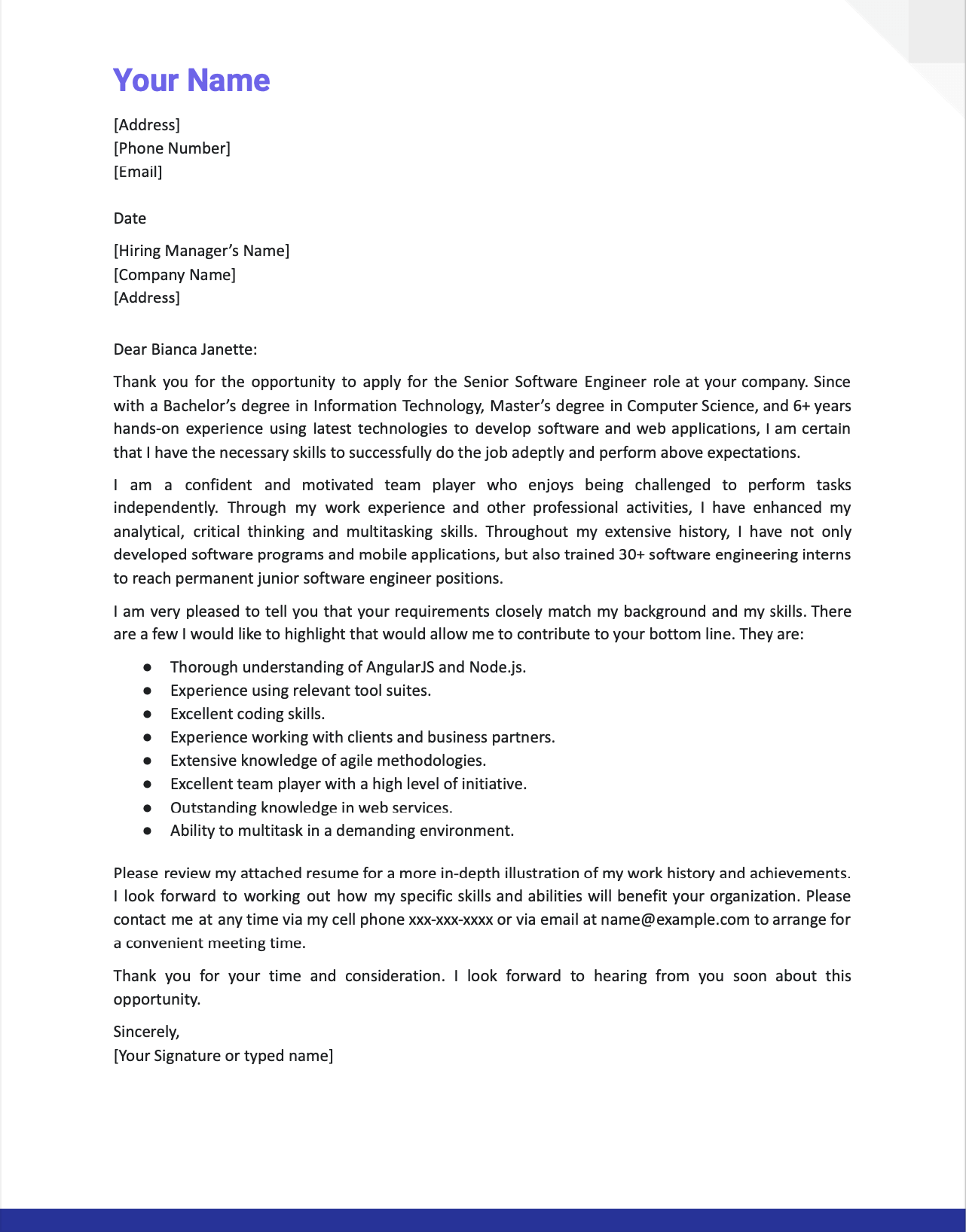  software engineer cover letter template 3 - cresuma.com