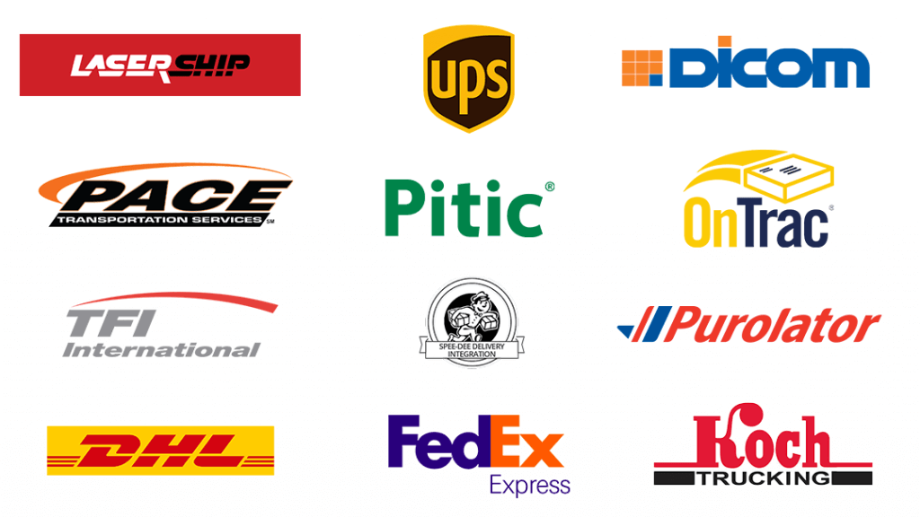 Delivery service companies -logos