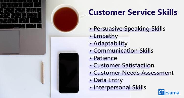 top customer service resume skills