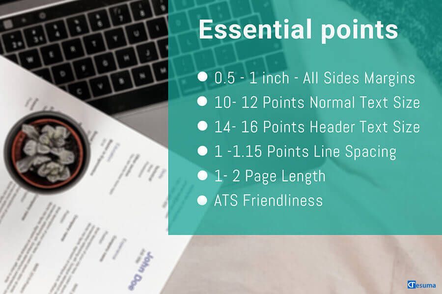 Key points of Graphic Designer resume templates