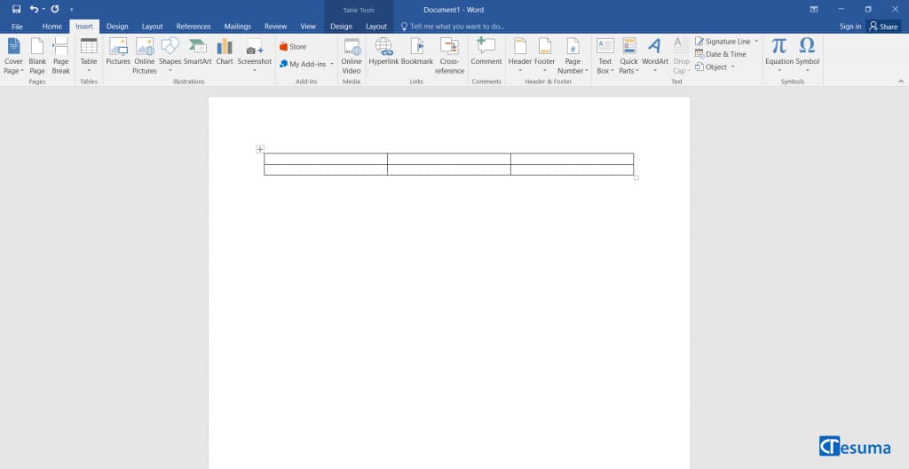 learn how to make a resume header with Word
