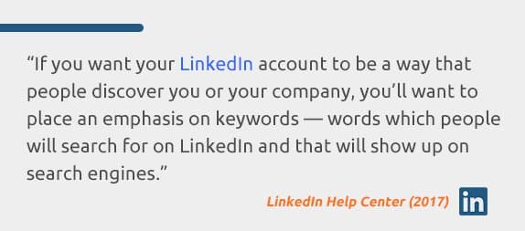 importance of LinkedIn title