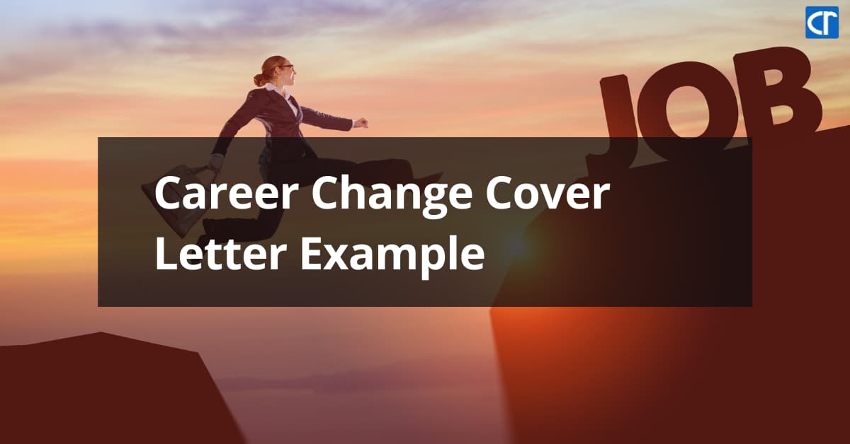 Career Change Cover Letter Example