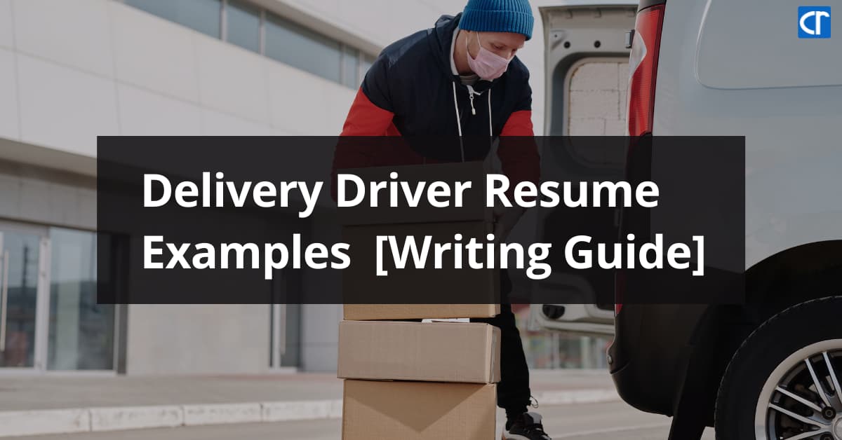 Delivery Driver Resume Example