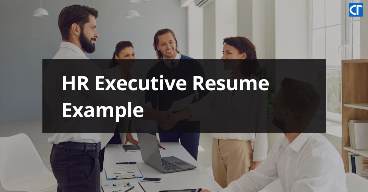HR Executive Resume Example