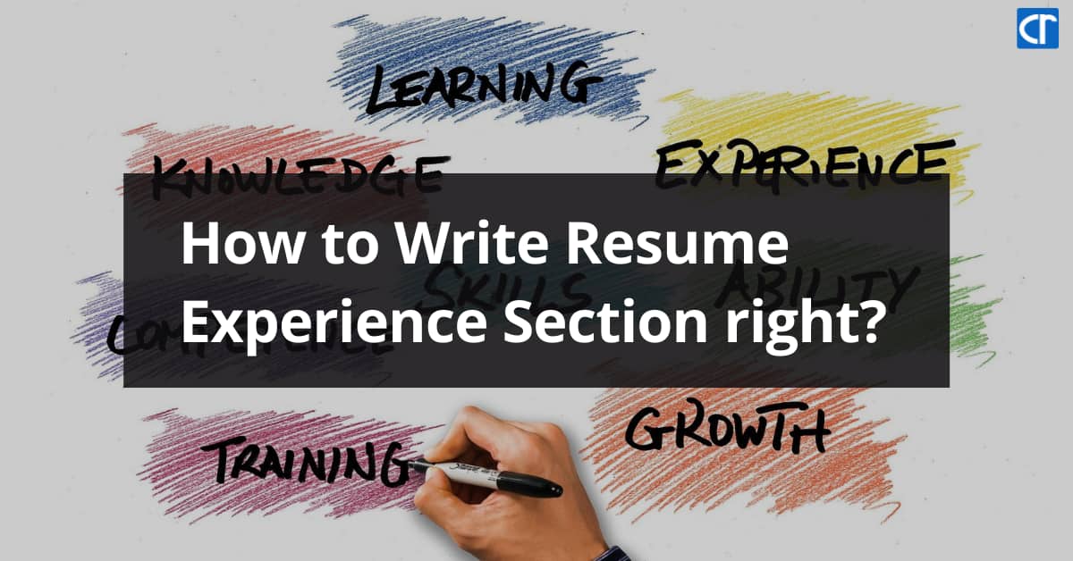 How to list work experience on a resume right way