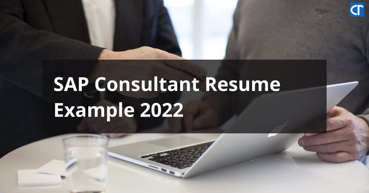 SAP Consultant
Resume Example