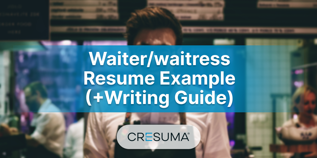 waitress resume help