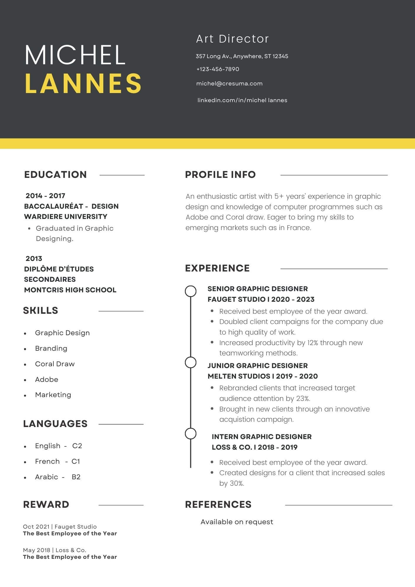 Best French Cv Guide Download France Resume Format