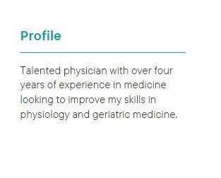 How to create a Physician resume with examples