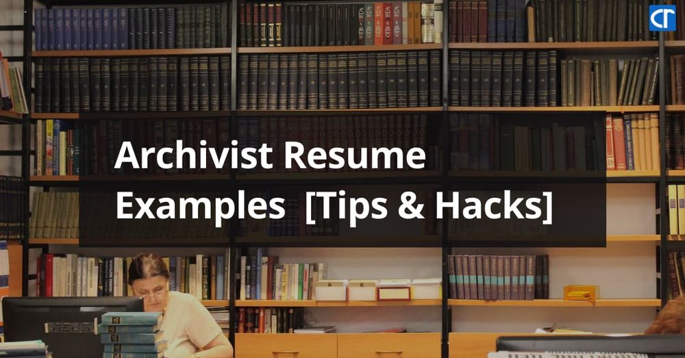 Archivist resume example featured image - Cresuma