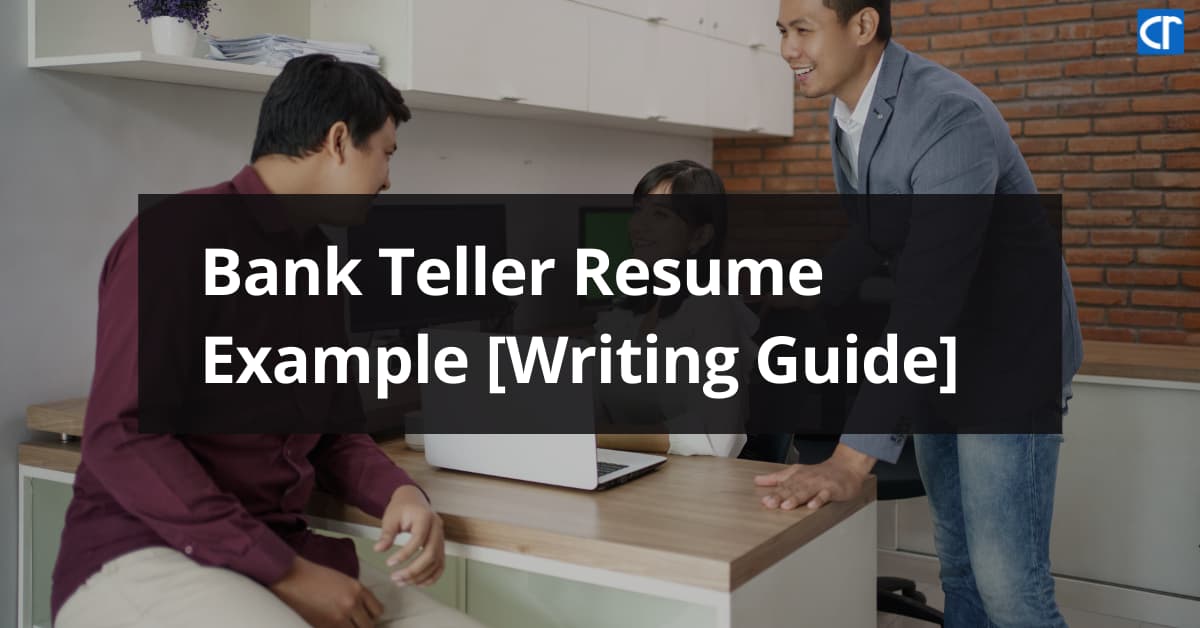 Bank teller resume example featured image