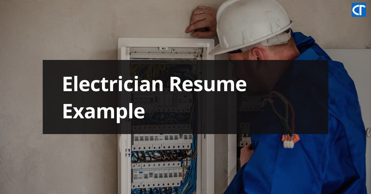 Electrician Resume Example featured image
