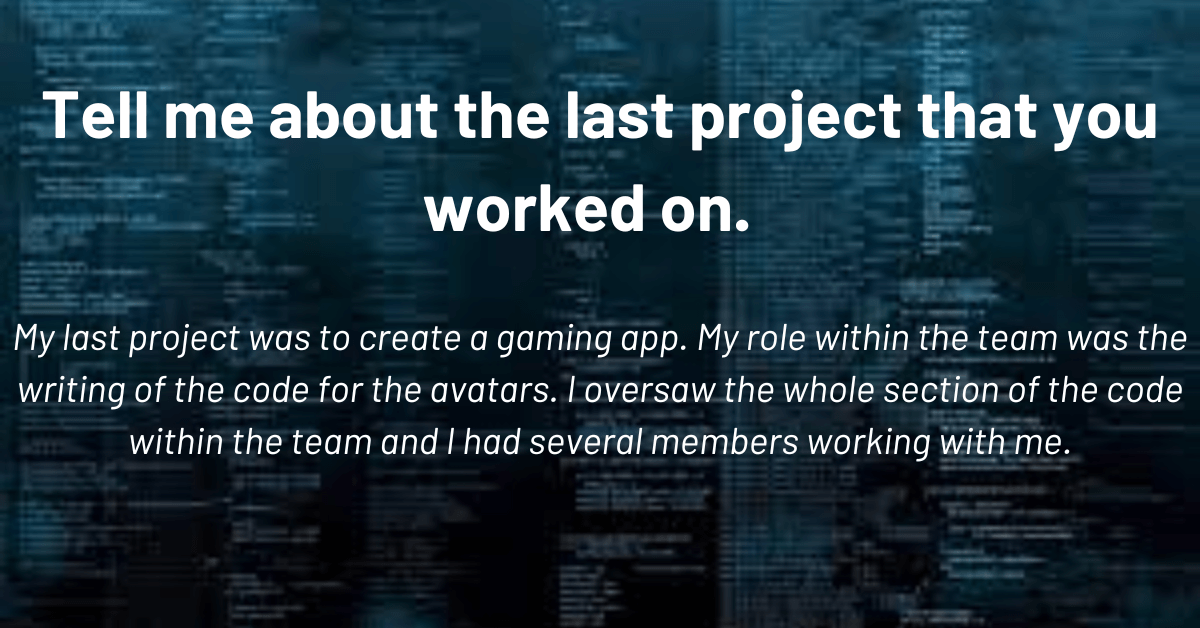 SOFTWARE ENGINEER INTERVIEW QUESTIONS visual data 5