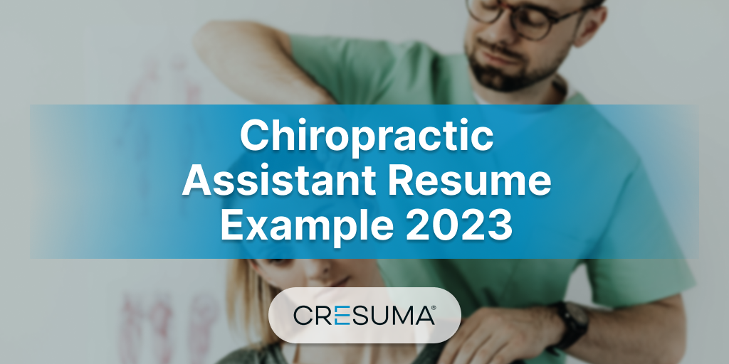 Chiropractic Assistant Resume Example