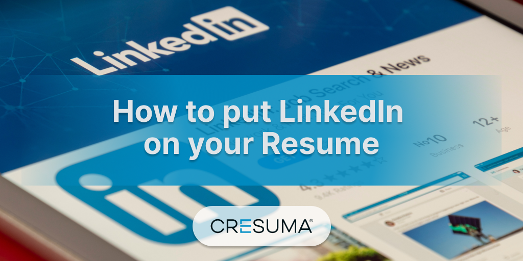 how to include linkedin profile on resume