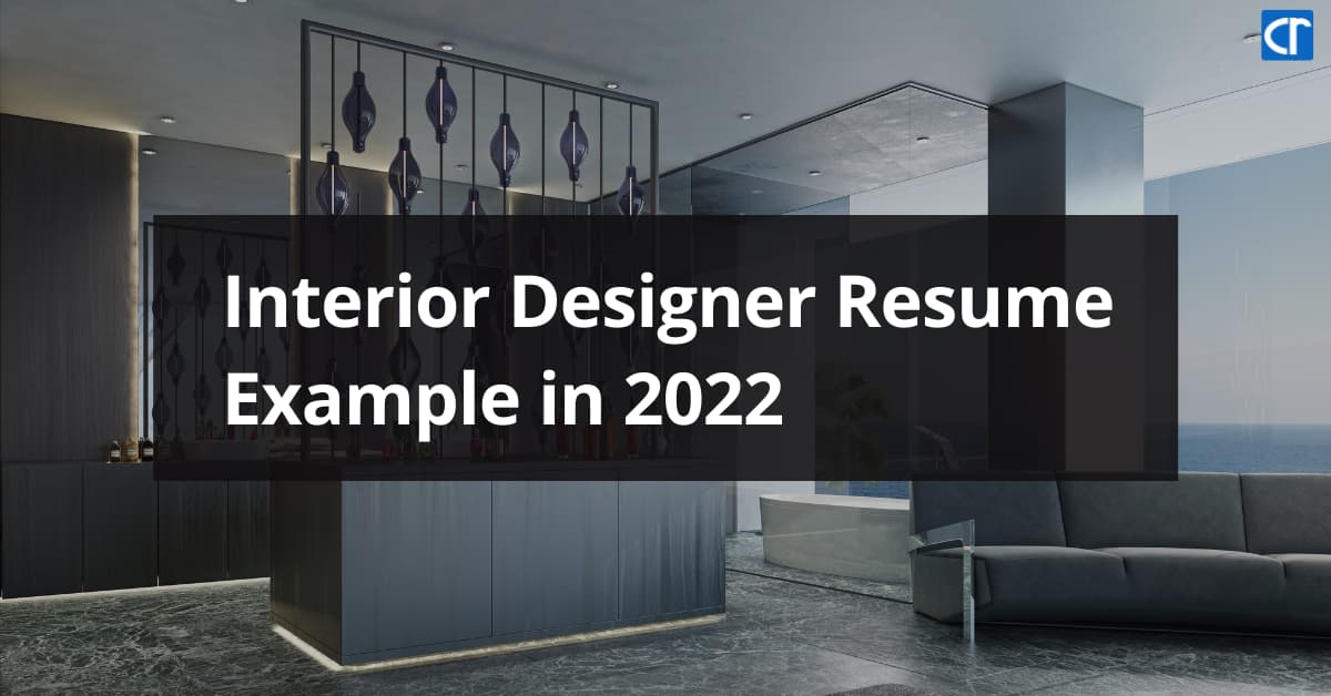 Interior Designer Resume Example In 2022  1  