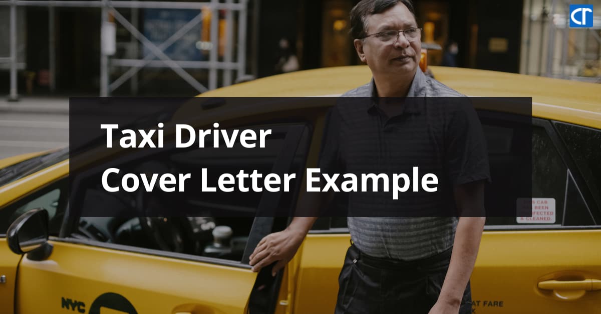 application letter for taxi driver