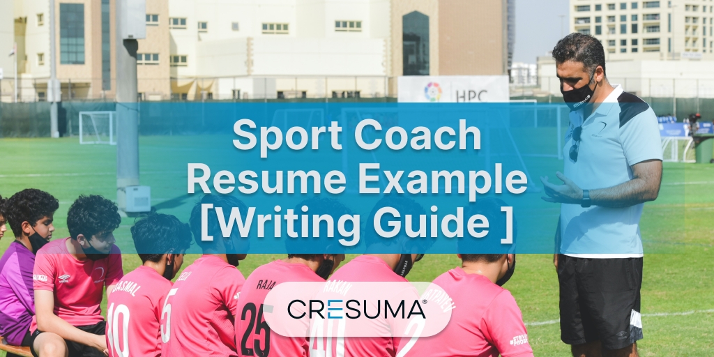 Sports Coach Resume Example And Writing Guide Cresuma 