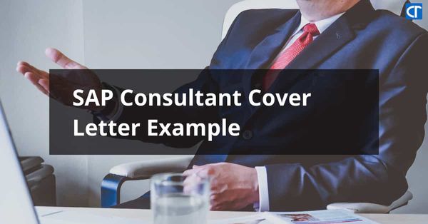 SAP Consultant Cover Letter Example Featured Image