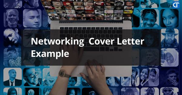 Networking cover letter example featured image