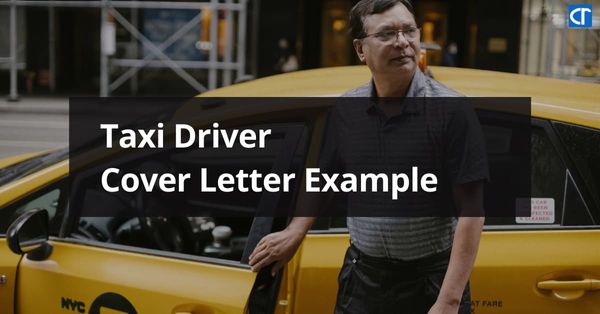 Taxi driver cover letter example featured image