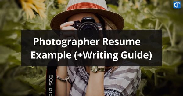 Photographer Resume Example article featured image - Cresuma