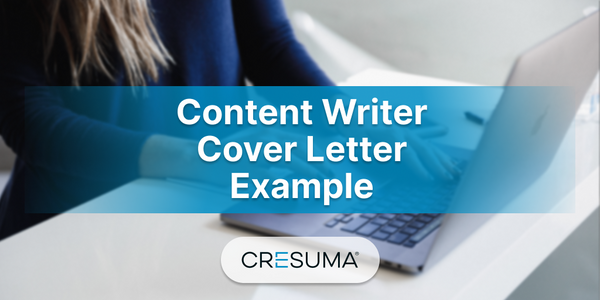 cover letter of a content writer