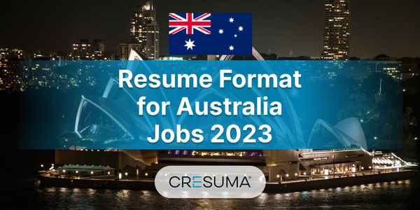 resume-format-for-australia-2023