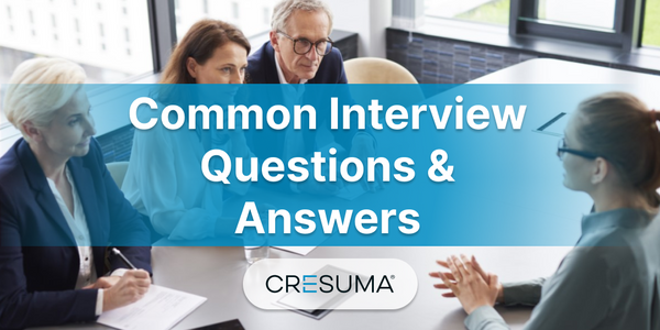 common interview questions and sample answers for any job